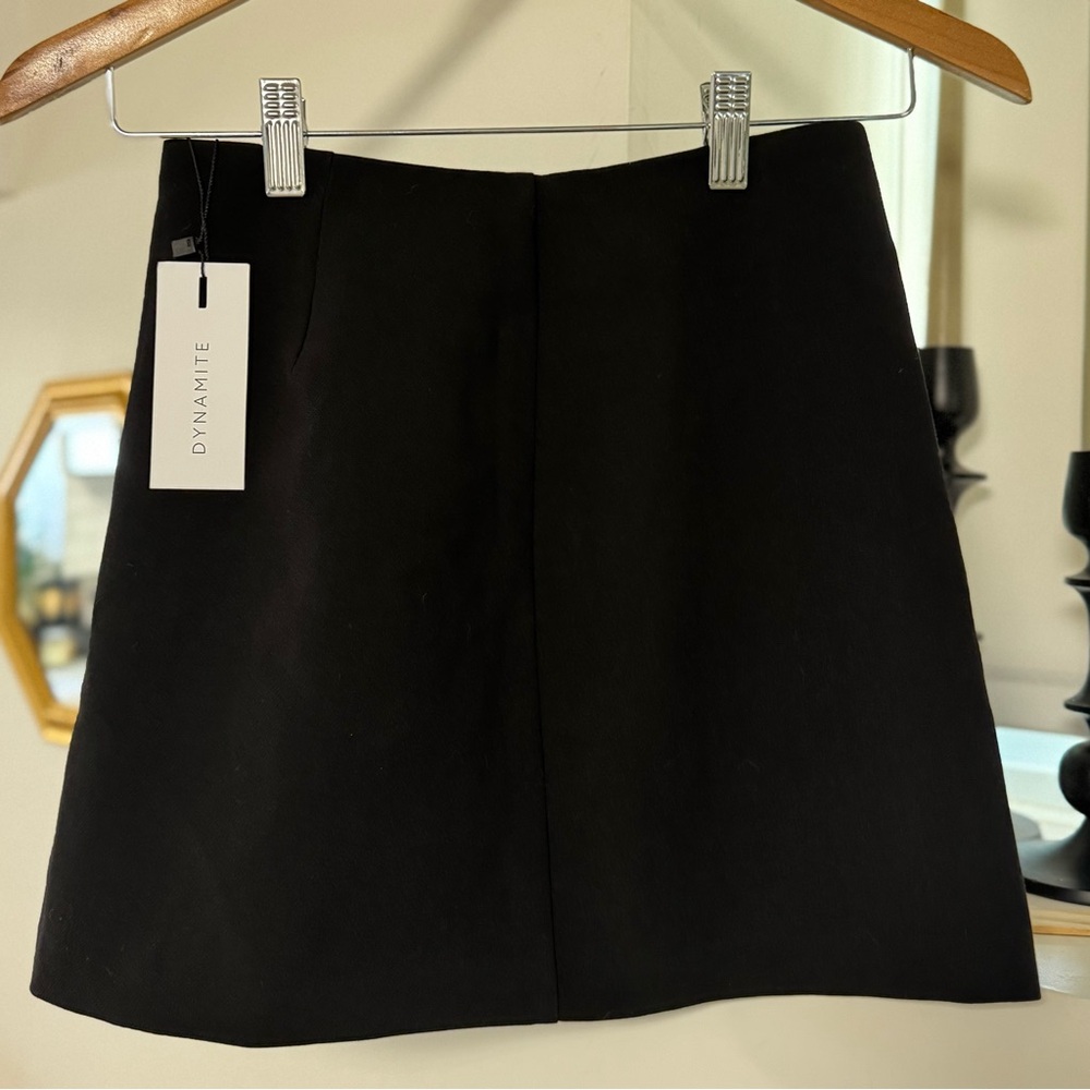 Dynamite Black Mini Skirt - New w/ Tags On